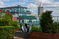 Contemporary roof garden - Chelsea Creek London 