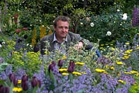 Chris Beardshaw in his RHS Chelsea Flower Show 2009 garden