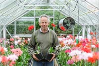 Steve Eyres with Nerines
