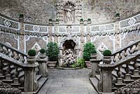The Grotto. Le Balze, Florence, Tuscany, Italy. September. Garden designed by Cecil Pinsent  in 1912 for American Charles Augustus Strong.