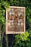 Insect house with living wall