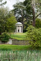 The Temple at Millichope Park, an English landscape garden dating from 18th century.