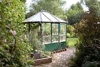 Victorian greenhouse. Snares Hill Cottage, Essex