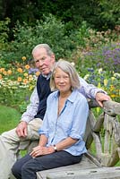 Ian and Susie Pasley-Tyler, owners of 17th century Coton Manor.