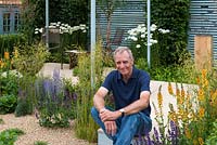 Martin Royer, designer of A Retreat Garden. Hampton court flower show 2016 