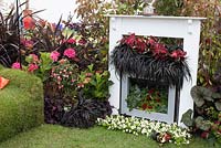 Fireplace planter in the Recycled and reused garden BBC Gardeners World Live 2015