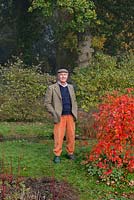 The late Major Iain Grahame who started planting the arboretum at Daws Hall in the 1960s.
