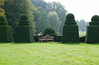 Dirk Aneca pruning the centuries-old topiary of Bingerden Estate.