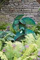 The Morgan Stanley Garden - Sculpture by Craig Schaffer - RHS Chelsea Flower Show 2017