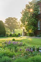 The Rose Garden at Benington Lordship Gardens, Hertfordshire
