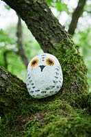 Stone owl decoration