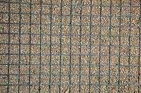 Garden paving materilas - steel reinforcing mesh interfilled with fine sharp gravel