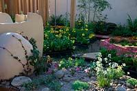 RHS Chelsea Flower Show 2014 - The Himalayan Rock Garden - Global Stone. Designers James Soane & Janey Auchincloss. Fresh Garden