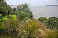 The Lookout at Lympstone on a damp and grey June open day for the NGS