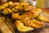 Domestic baking - home made croissants