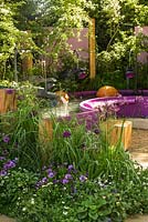 Papworth Trust - Together We Can garden at the RHS Chelsea Flower Show 2016. Designer: Peter Eustance. Sponsor: Papworth Trust.