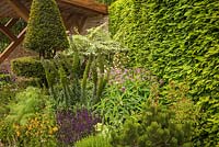 The Morgan Stanley Garden at the RHS Chelsea Flower Show 2017. Sponsor: Morgan Stanley. Designer: Chris Beardshaw. Awarded a Silver Gilt Medal. The M