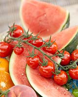 Solanum lycopersicum Tutti-Frutti Watermelon F1