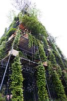 The tower in The Westland Magical Garden by Diarmuid Gavin RHS Chelsea Flower Show 2012
