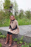 Quiet Time: DMZ Forbidden Garden Design: Jihae Hwang Designer of the 'Quite Time' Jihae Hwang sitting in her garden