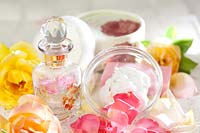 Roses used for cosmetic purpose