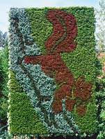 Mosaic with Alternanthera / squirrel