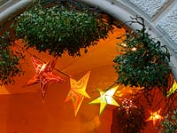 Christmas decoration, lighted star