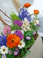 Arrangement with spring flowers