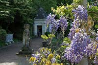 Iford Manor, Wiltshire,. Early summer, Italiante garden designed by Harold Peto