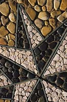 Pebble mosaic designed by Maggie Howith