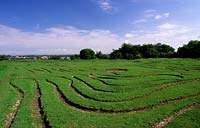 Miz Maze St Catherine s Hill Winchester grass turf labyrinth