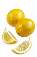 Lemons whole and sliced