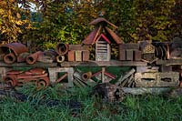 Autumn Fall garden bug insect hotel
