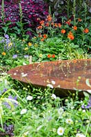Miles Stone: The Kingston Maurward Garden, RHS Chelsea Flower Show 2019, Design: Michelle Brown, Sponsors: Miles Stone, Kingston Maurward College, Goulds Garden Centre, Greg 