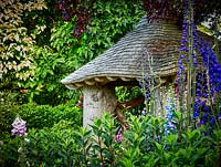 The Summer House in The Cottage Garden, Highgrove, June, 2019. 