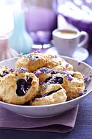 Blueberry lavender biscuits