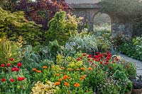 Walled Garden at Great Dixter in summer