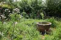 The 'Herbs for Healing Garden' by Davina Wynne-Jones, at Barnsley House, Cirencester, UK.