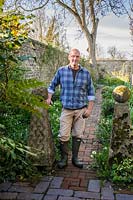 Richard Gatenby, head gardener at Barnsley House, Cirencester, Glos, UK