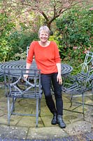 Fiona Chancellor, creator of the garden at Windy Ridge, Shropshire, UK