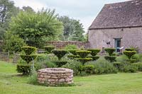 Reconstructed medieval Garden at The Prebendal Manor