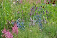 The meadow created by Piet Oudolf at RHS Hampton Court Palace Flower Show 2018 - Iconic Horticultural Heroes