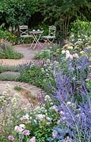Best of Both Worlds Garden, Sponsored by BALI, RHS Hampton Court Flower Show, 2018.