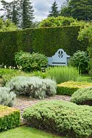 Grey and white Garden with drought resistant plants