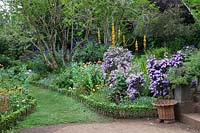 Summer border in Palheiro's Garden, Blandy's garden, Maderia 