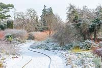 The Winter Garden, Cambridge Botanic Gardens, UK. 