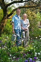 David and Gail Sheals, owners of Summerdale Garden and Nursery, Cumbria, UK. 
