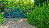 Wire garden seat by Lavandula - Lavender 