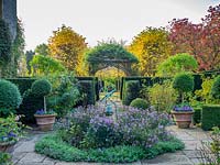 The Rose Garden, Little Malvern Court, UK. 