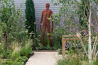 The Waiting List - Back to Back Garden, designed by Alison Galer. RHS Tatton Park Flower Show, 2016.  
